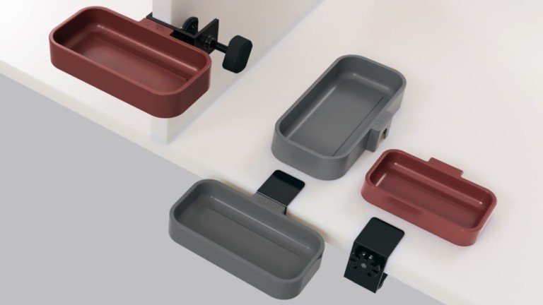 quipt Tray & Clamp Quick-Connecting Utility Tray