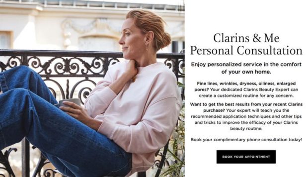 Beauty brand Clarins' Clarins & Me personal consultation campaign became a big success