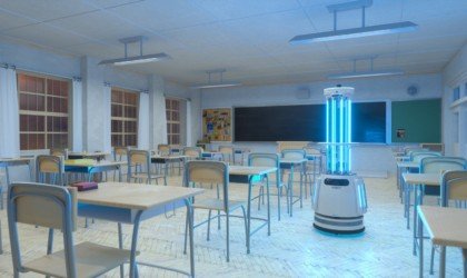 Ubtech Adibot UV-C disinfecting robot