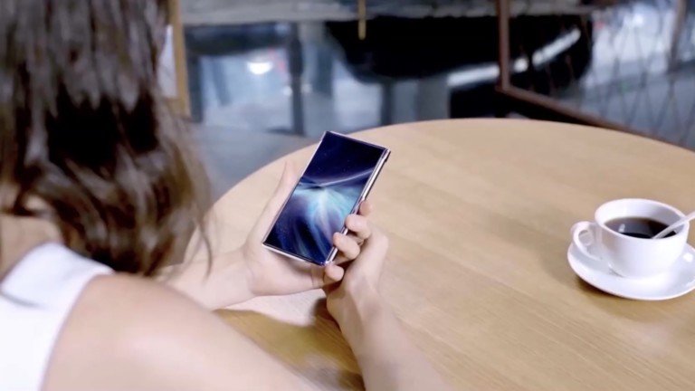 TCL CSOT rollable concept phone