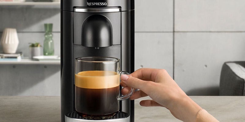 Breville Nespresso VertuoPlus Deluxe capsule coffee maker