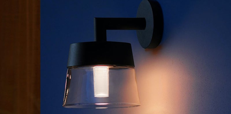 Philips Hue Attract Glass Outdoor Lamp