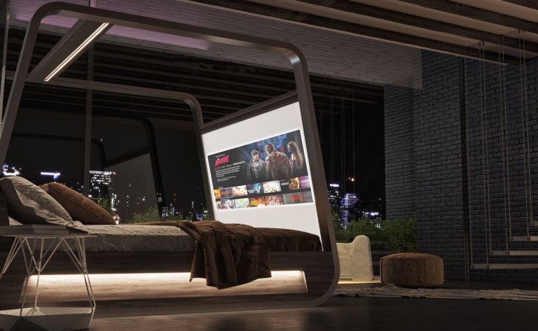 Hi-Interiors HiBed Canopy Smart Bed