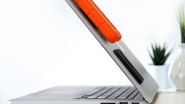 DriveSlide laptop attachment