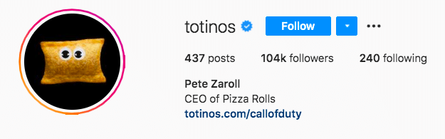 Totinos pizza roll character