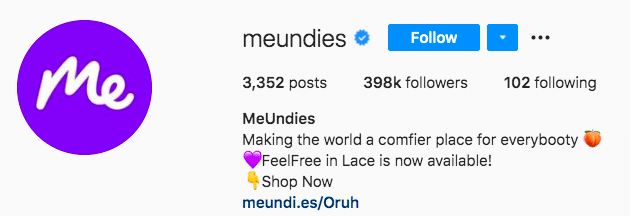 MeUndies brand personality