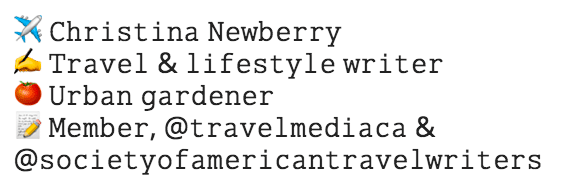 Instagram bio fonts 2