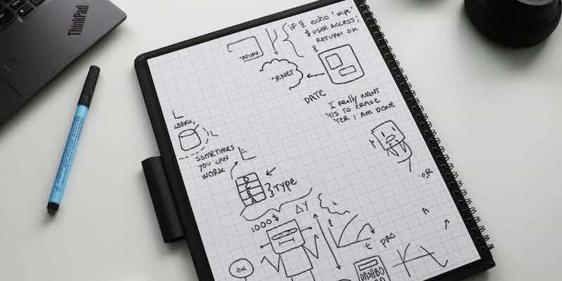 Wipebook Pro + smart reusable notebook