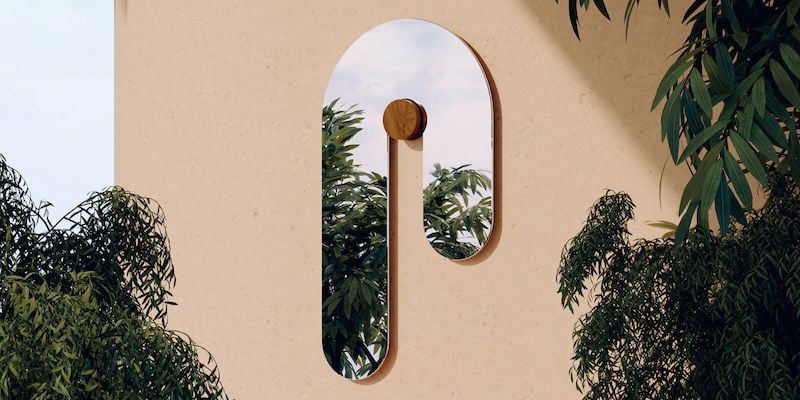 Bower Studios Melt Glass Mirror