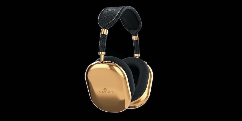 Caviar AirPods Max Golden Black