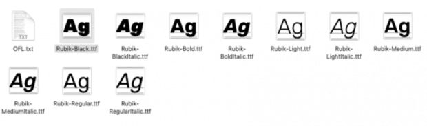 installing Google font on your desktop