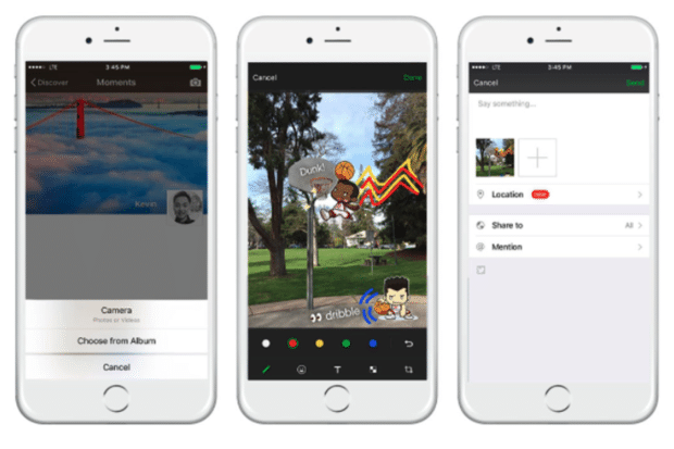 WeChat moments sync to other platforms
