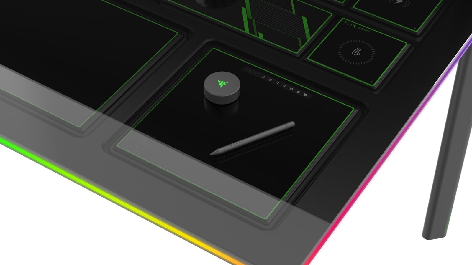 Razer Project Sophia concept transforms workspaces into futuristic modular control hubs