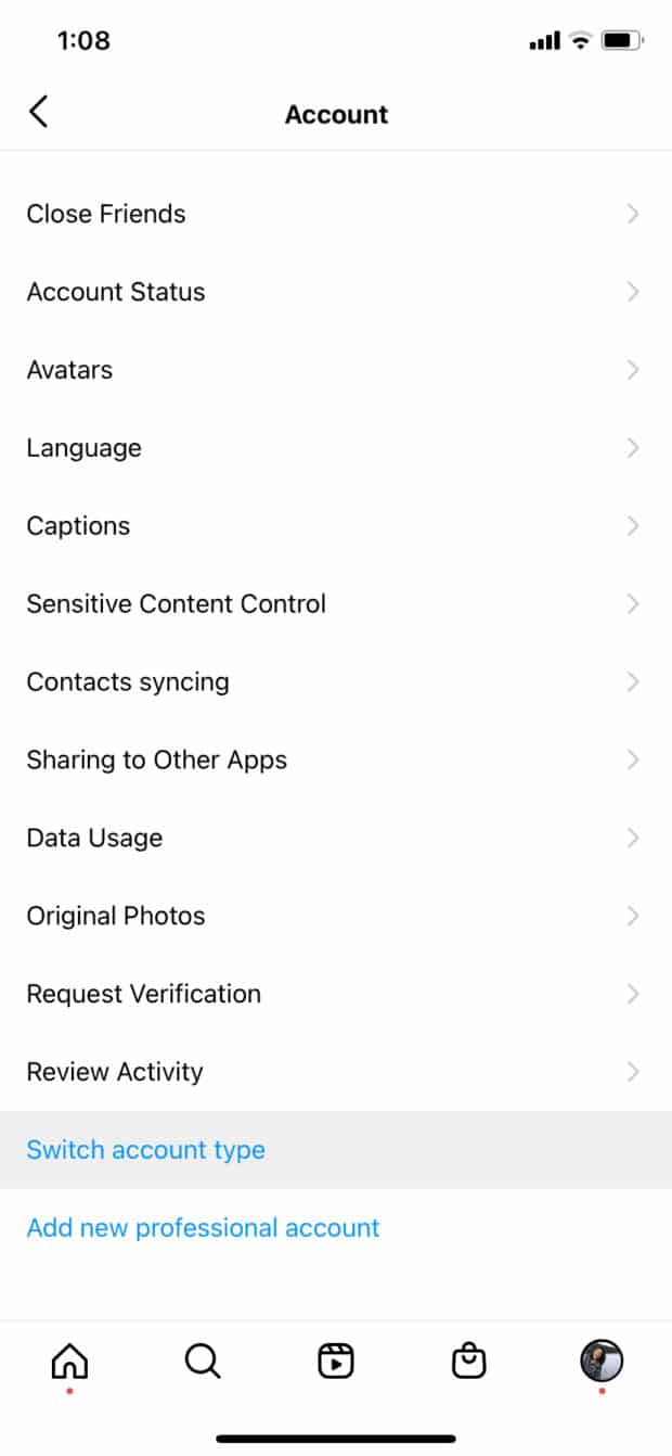 How to switch to Instagram Business or Creator