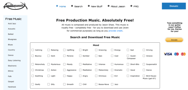 Audionautix free production music
