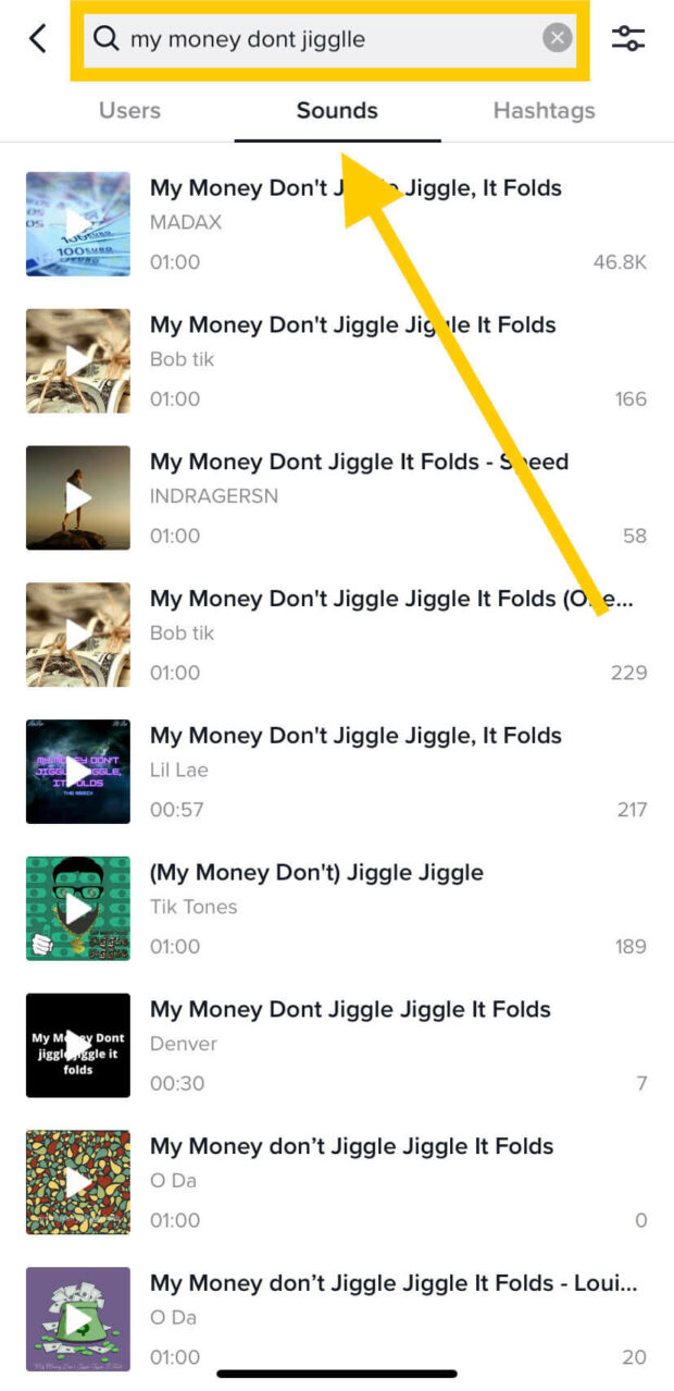 tiktok results for my money don't jiggle