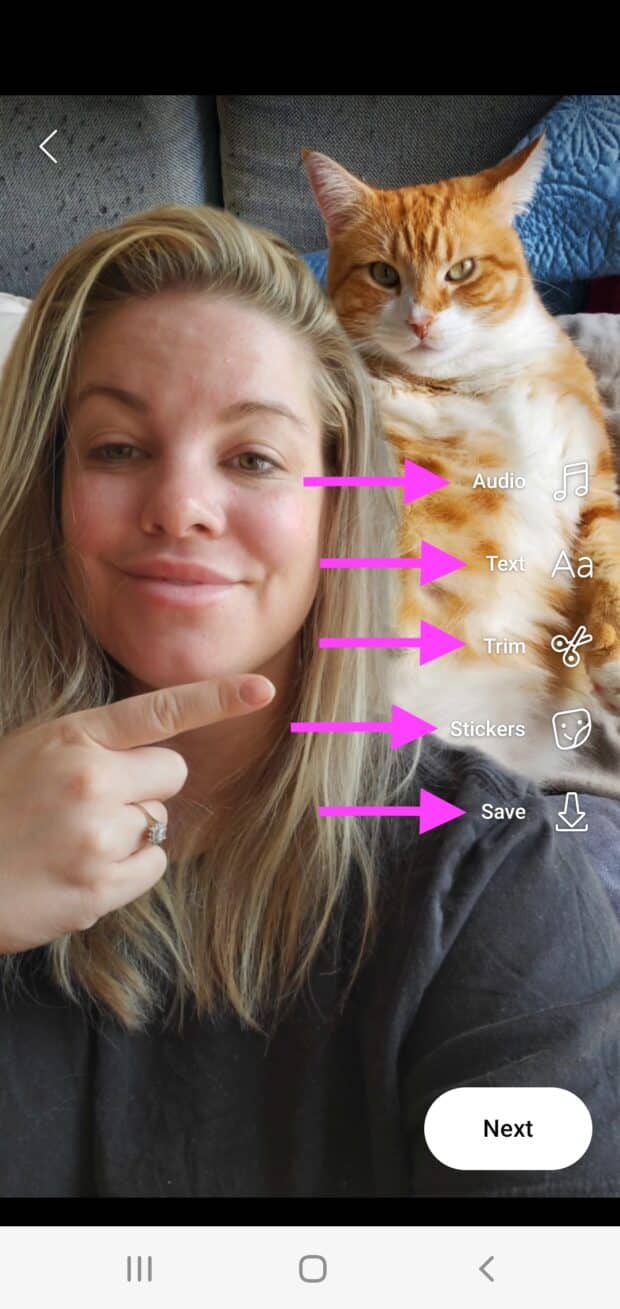 save to download video to phone