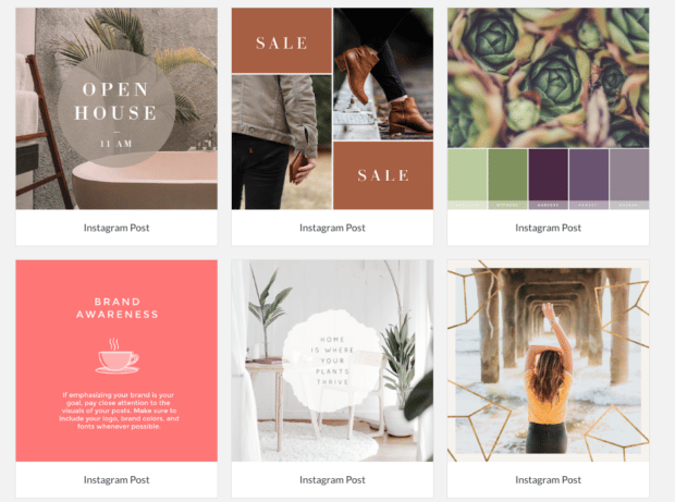 PicMonkey with Shutterstock photos of open house and sale