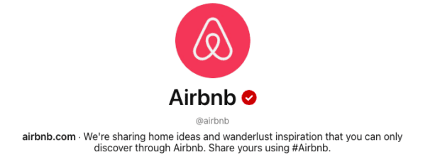 Airbnb sharing home ideas and wanderlust inspiration [pinterest bio example]