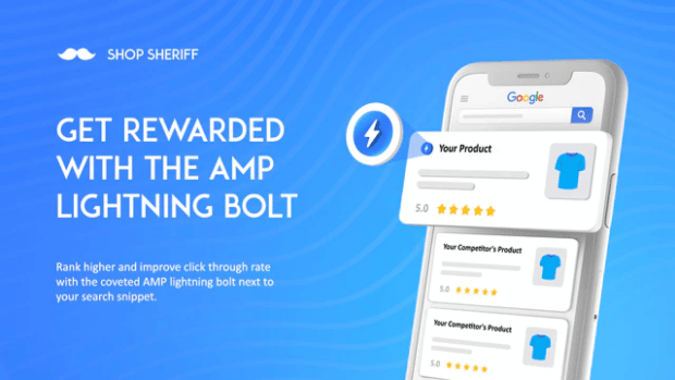 Shop Sheriff get rewarded with AMP lightning bolt