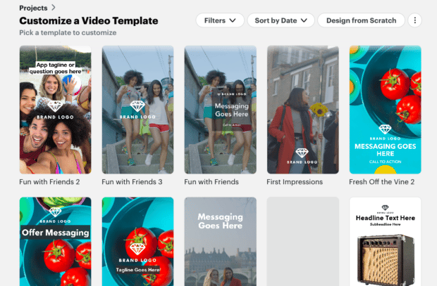 customize a video template