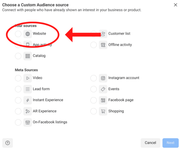 select website