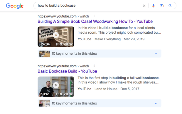 Using Google to research popular search results