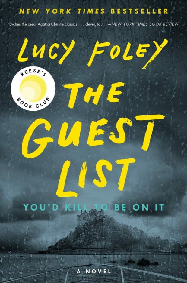 Book cover of popular Booktok book "The Guest List"