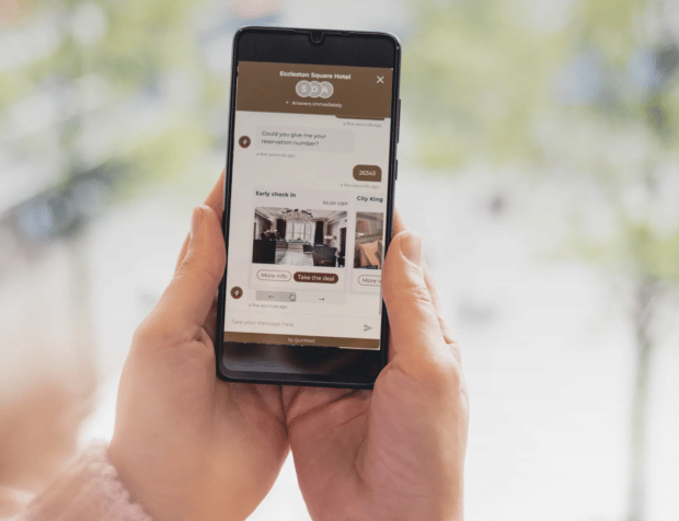 Eccleston Square Hotel reservation system AI-powered chatbot