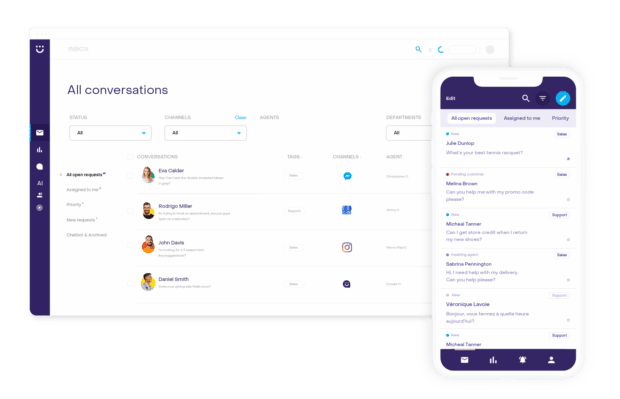 Heyday communication dashboard for customer support