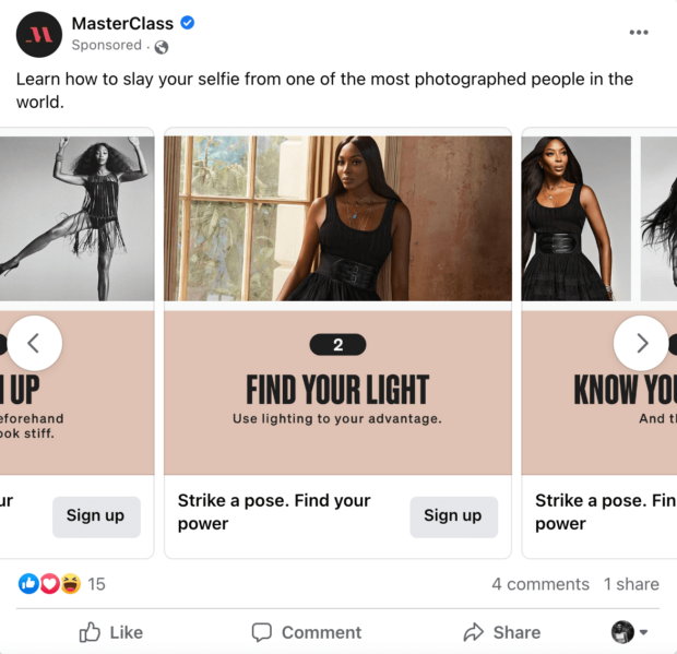 Naomi Campbell photography tips find your light
