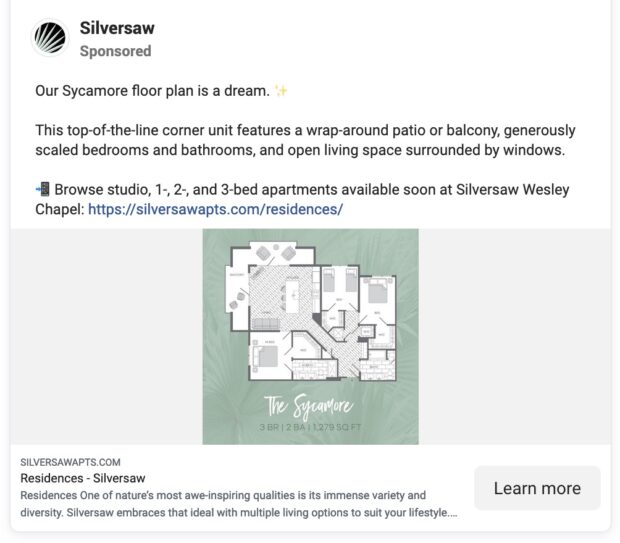 Silversaw Sycamore floor plan