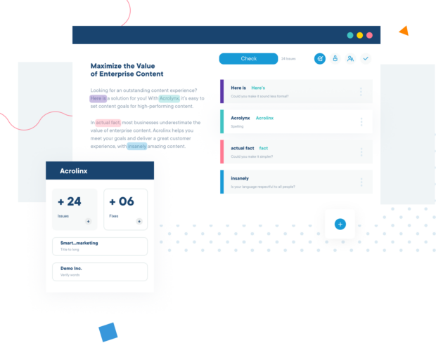 Acrolinx maximize the value of enterprise content