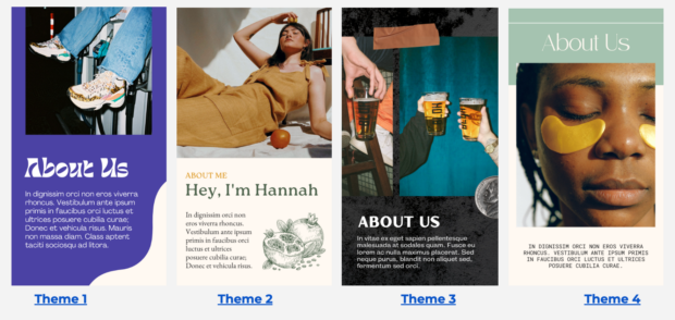 Instagram story templates