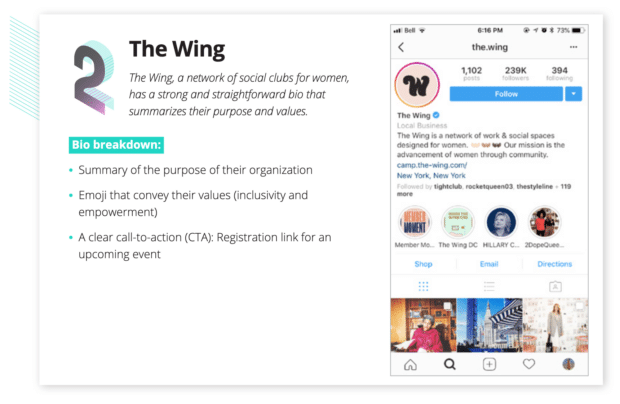 Instagram bio examples
