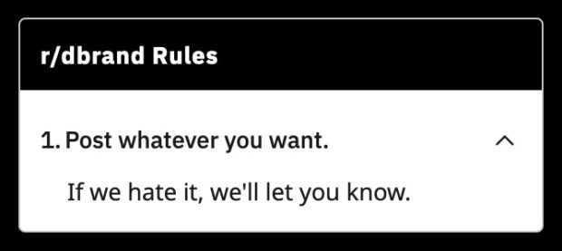 dbrand rules post whatever you want if we hate it we'll let you know