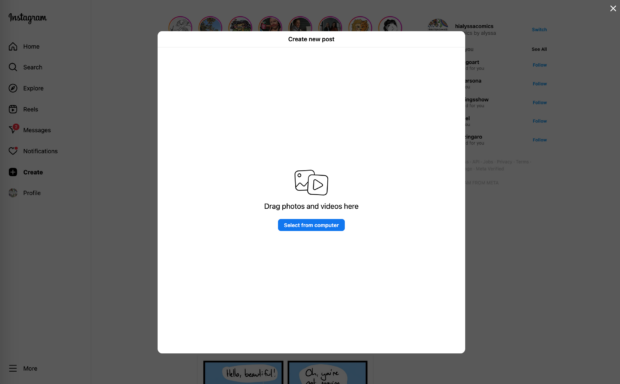 desktop publishing drag and drop photos