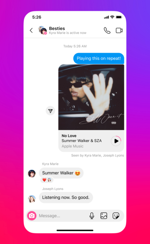 Instagram group chats
