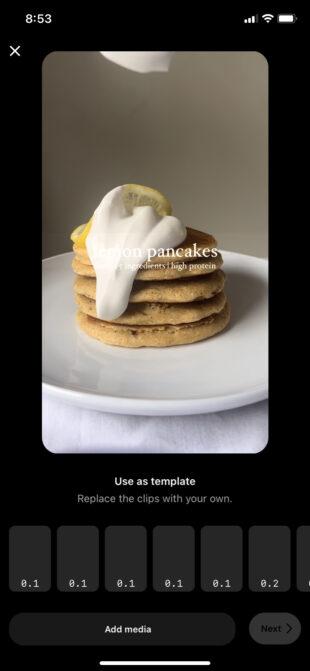 templates with pancakes