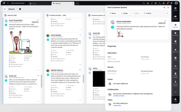 Sprinklr unified platform social media management