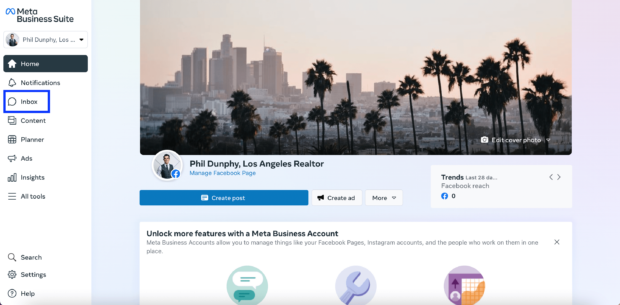 Meta Business Suite Inbox