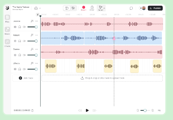 Podcastle uses AI-powered editing to automate simple tasks