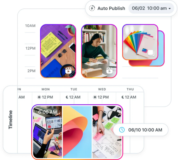 UI of later scheduling feature