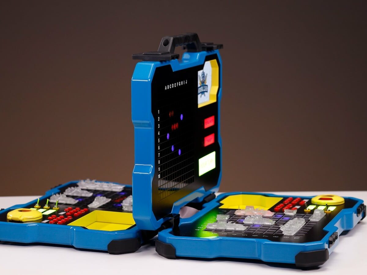 Admiral Clash reimagined battleship game is peg-free for easy cleanup and smoother play