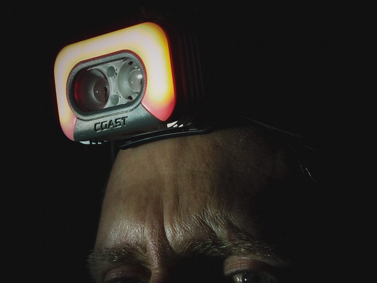 COAST RL35R: Voice-Controlled LED Headlamp with 4 Color Modes from COAST on Gadget Flow