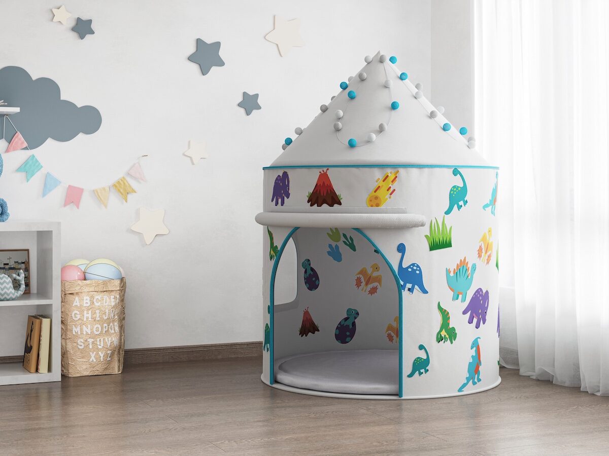 ZeeZee Adventure Play Tent with an Interactive, Swappable, Child-Friendly Design on Gadget Flow