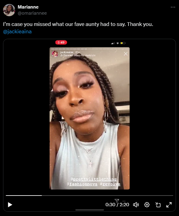 Jackie Asomoah Instagram Reel