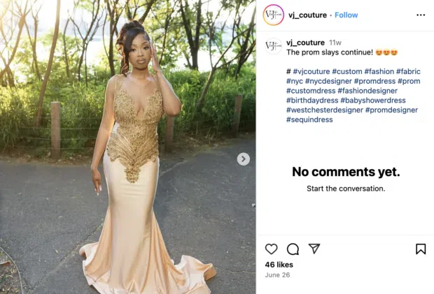 VJ couture the prom slays continue