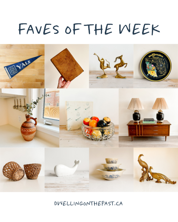 The first Instagram post of the Control week. It's titled Faves of the Week and shows a collage of featured items.