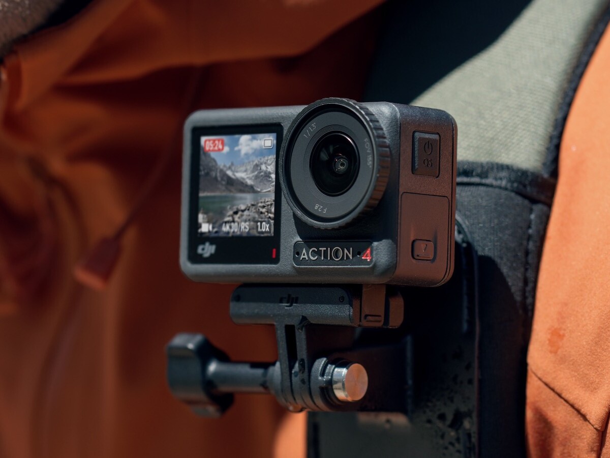 DJI Osmo Action 4 adventure camera has a powerful 1/1.3″ image sensor for detailed shots